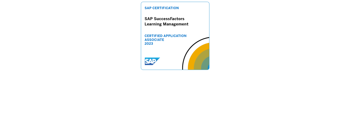 SAP SuccessFactors Learning Management